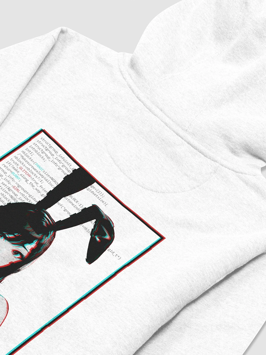 Panic Glitchy Bunny Girl Pullover Hoodie product image (4)