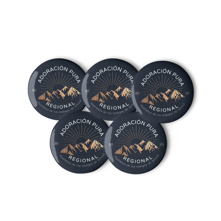 "Adoración Pura" Asamblea Regional | Majestic Mountains Navy Pin Set product image (1)