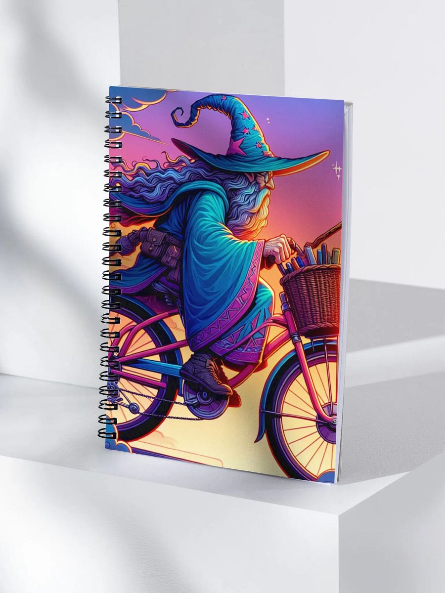 Colorful On The Go Wizard Spiral Notebook Journal product image (4)