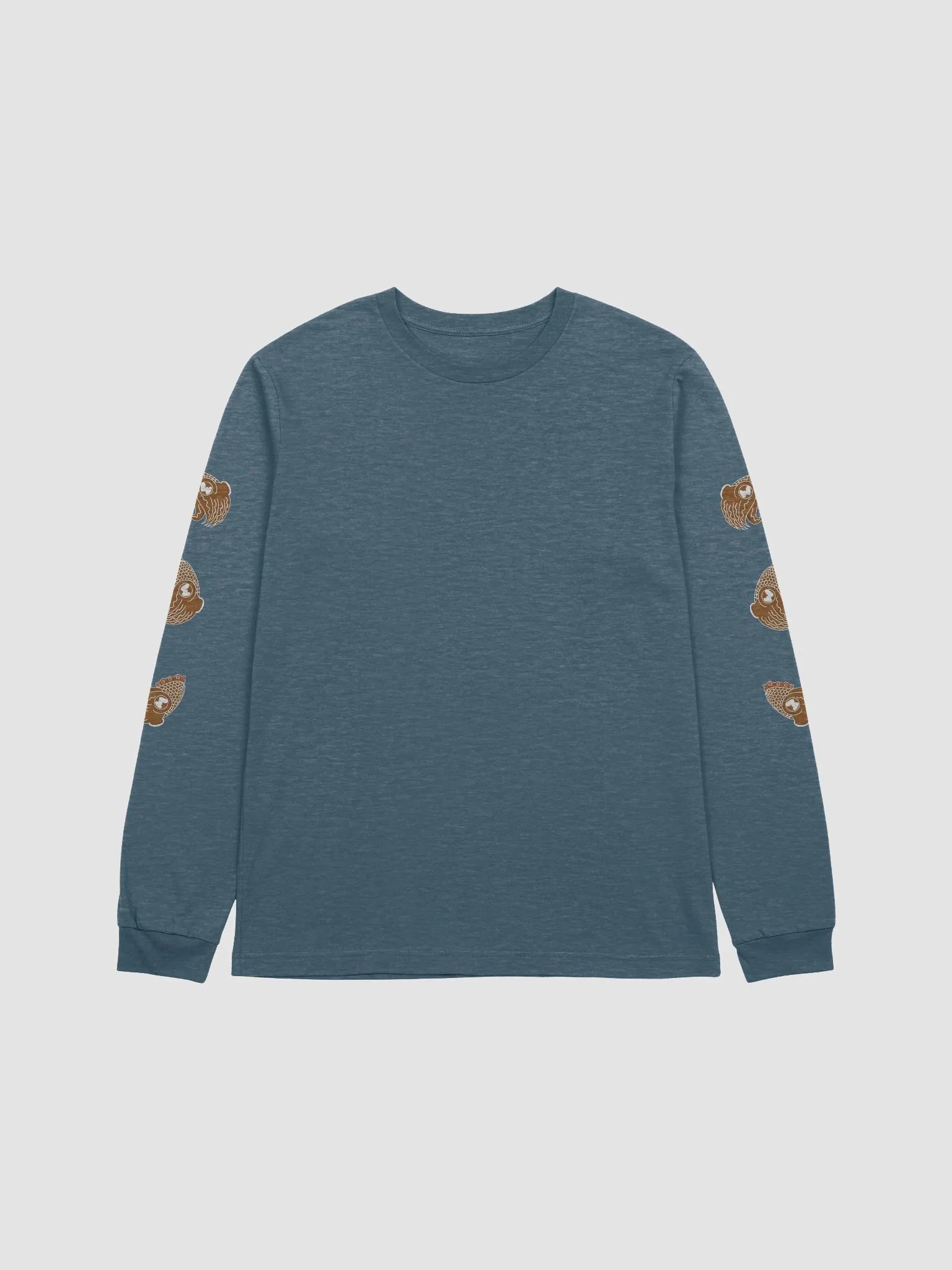 Gingerbread tumbling cuttlefish - long sleeve tee product image (1)