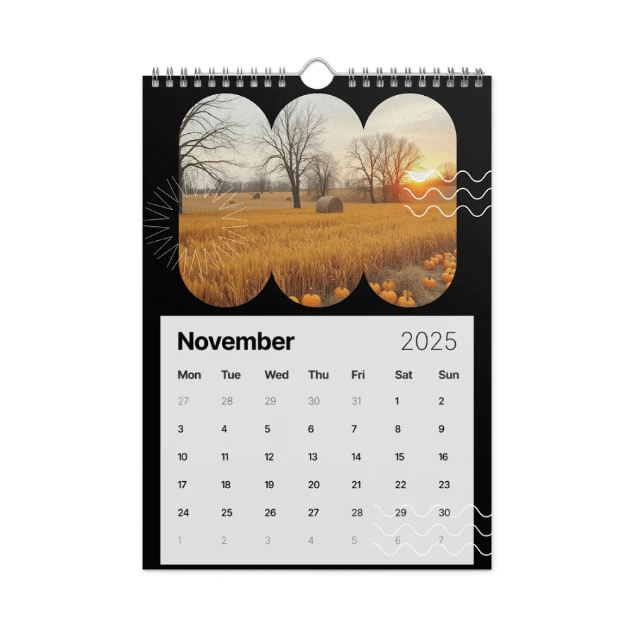 SEASONAL NATURE WALL CALENDAR 2025 product image (11)