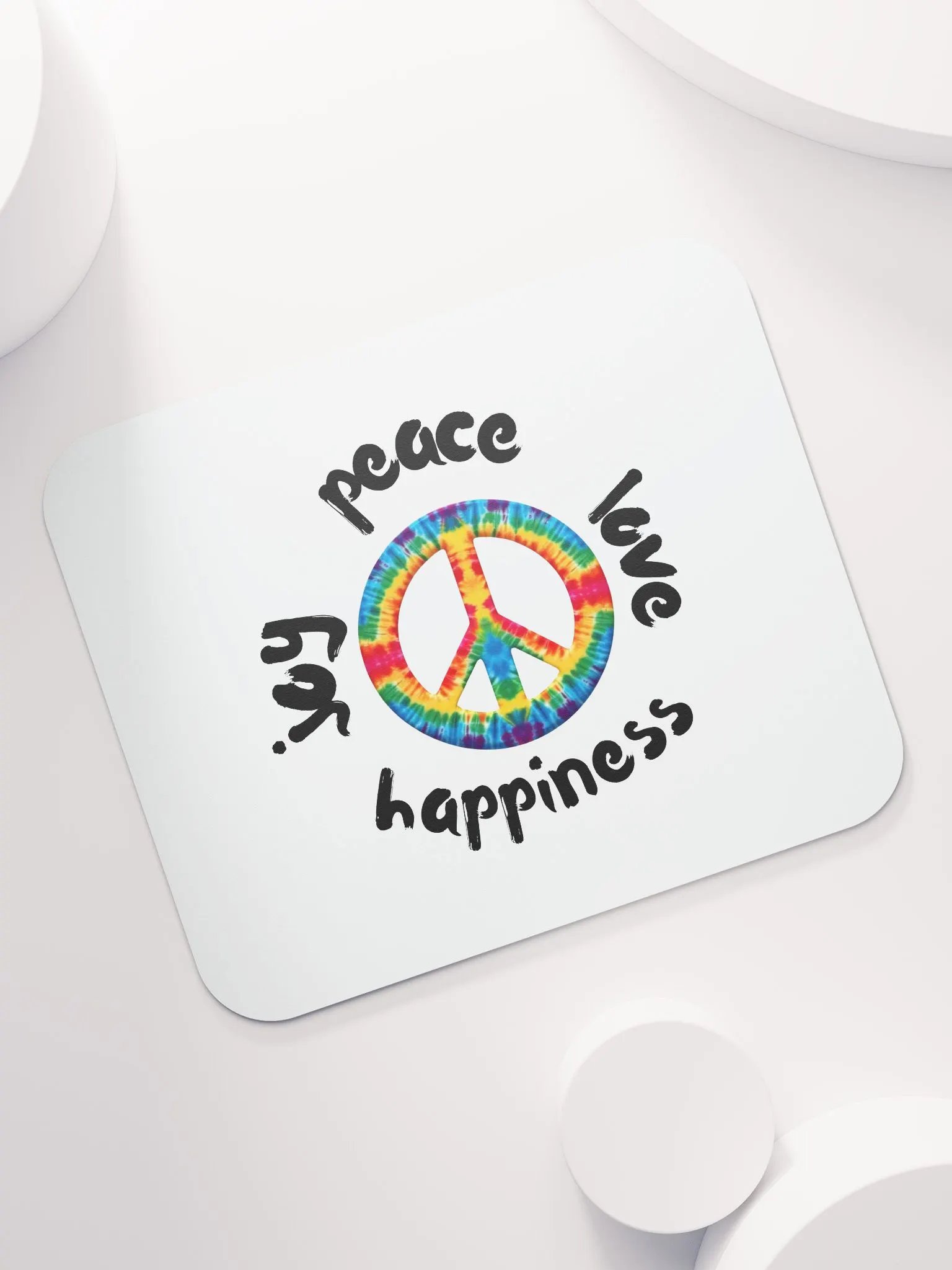 Tie-Dye Peace Mouse Pad product image (1)