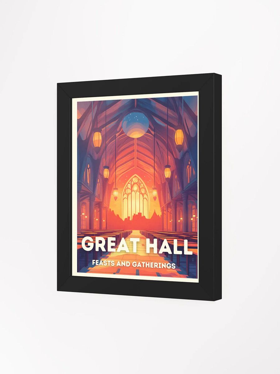 The Great Hall Vintage Travel Poster product image (3)