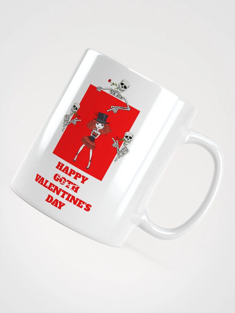 Happy Goth Valentine's Day White Mug product image (14)