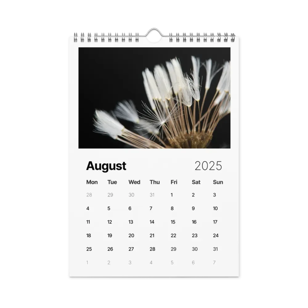 Ephemeral Dandelions 2025 Wall Calendar product image (9)