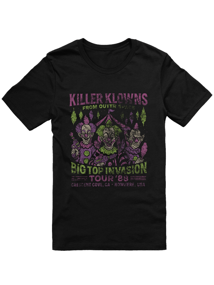 Killer Klowns From Outer Space T-Shirt – Big Top Invasion Tour ’88 product image (1)