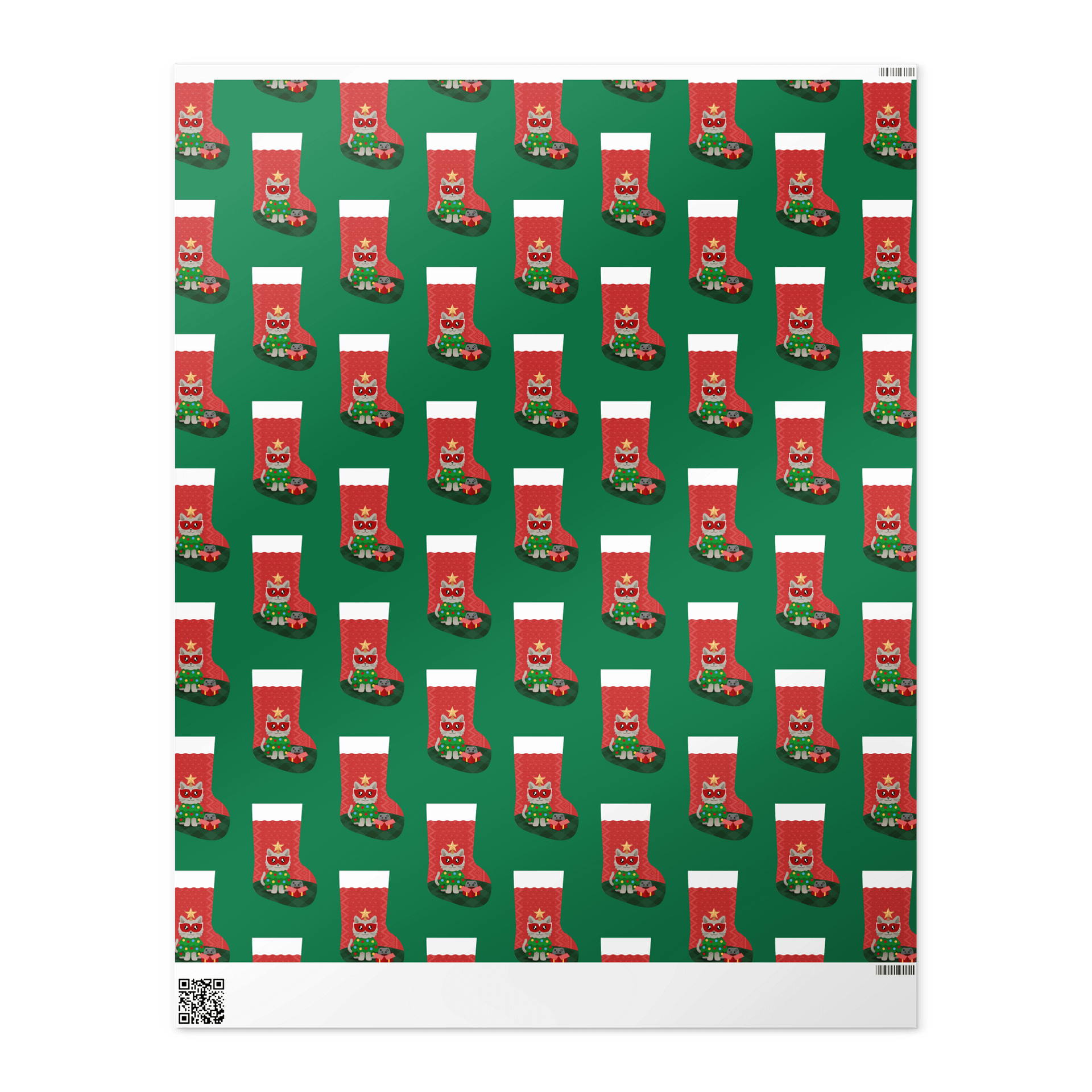 Cat-tastic Holiday Wrapping Paper product image (2)