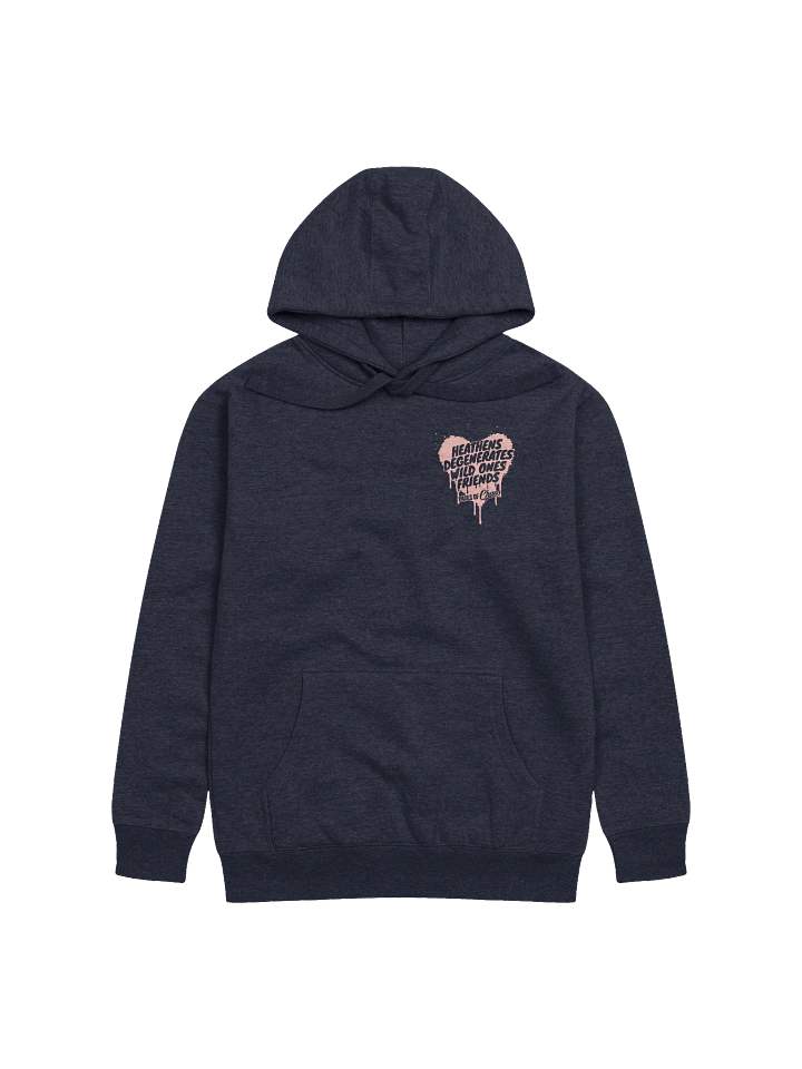 Heathens, Degenerates, Wild Ones, and Friends Hoodie - Pink product image (2)