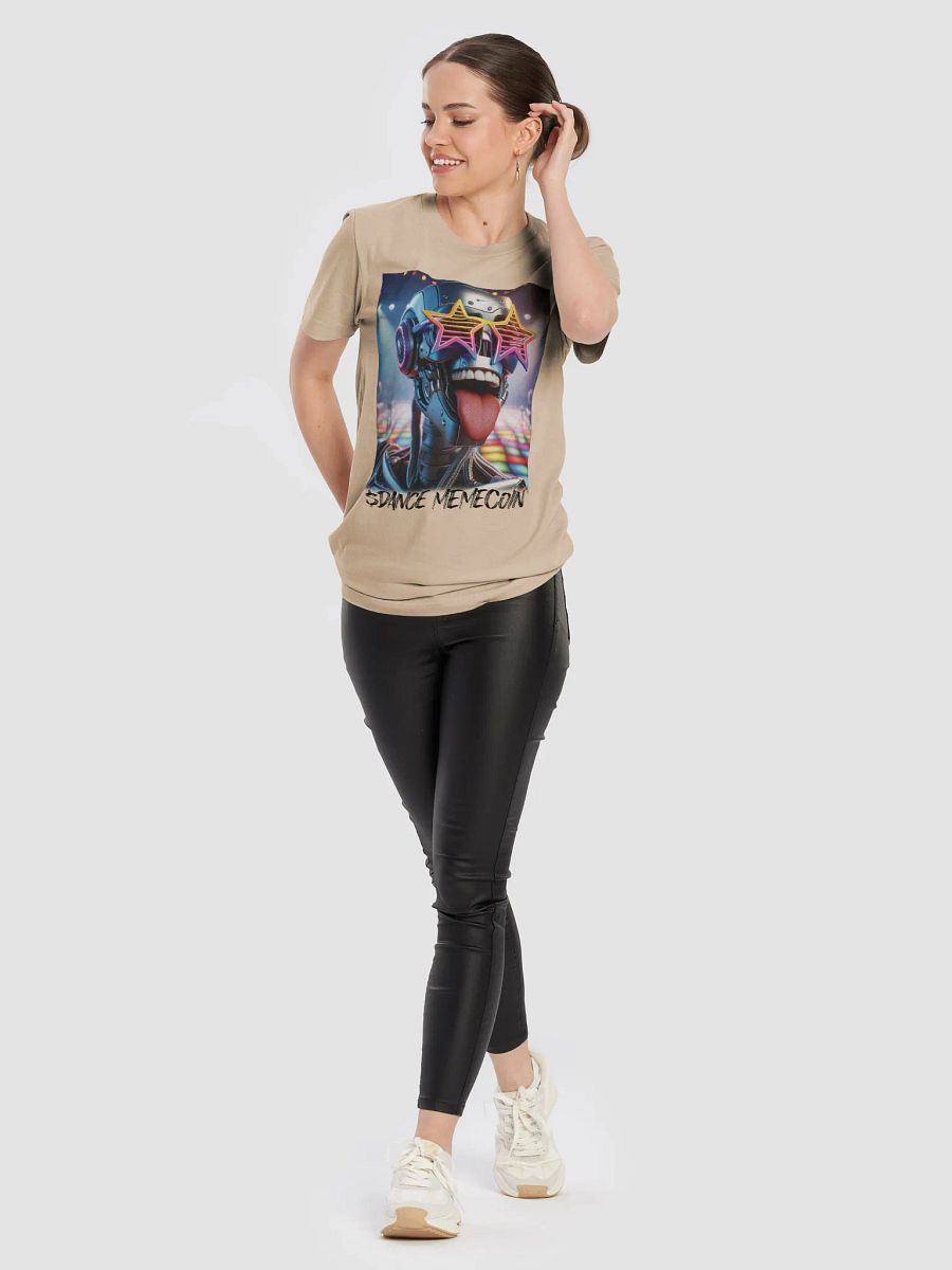 ROCKI ROBOT - DANCE MEMECOIN - PREMIUM TEE - TAN product image (5)