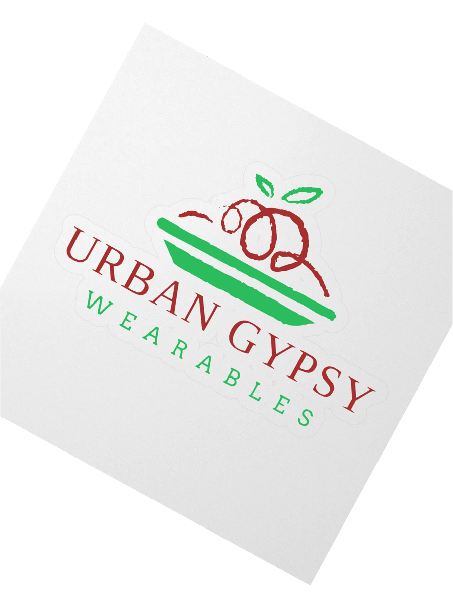 Urban Gypsy Apple on Plate Kiss Cut Stickers product image (2)