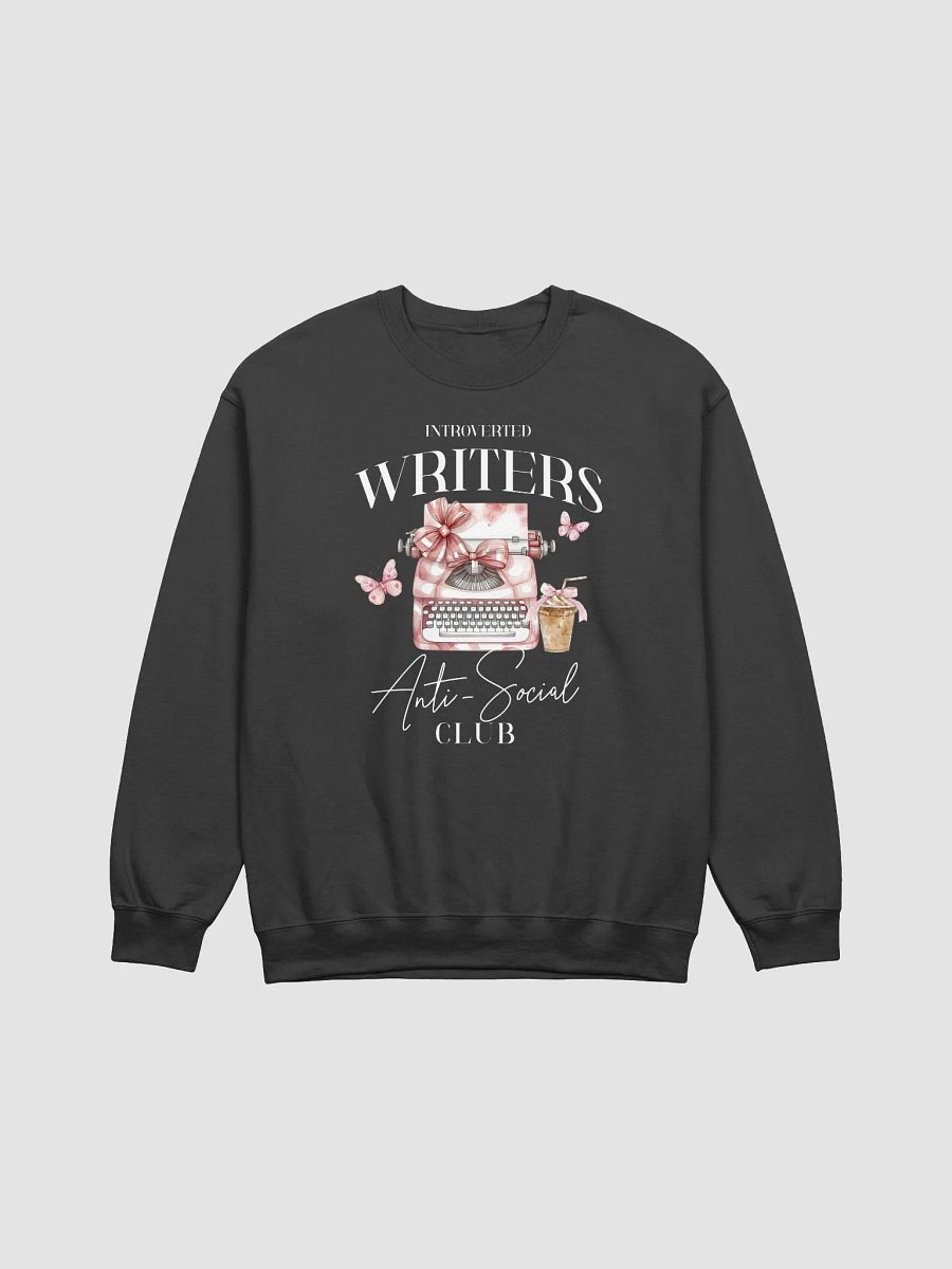 Coquette Typewriter Writers Anti-Social Club Crewneck Sweatshirt product image (2)