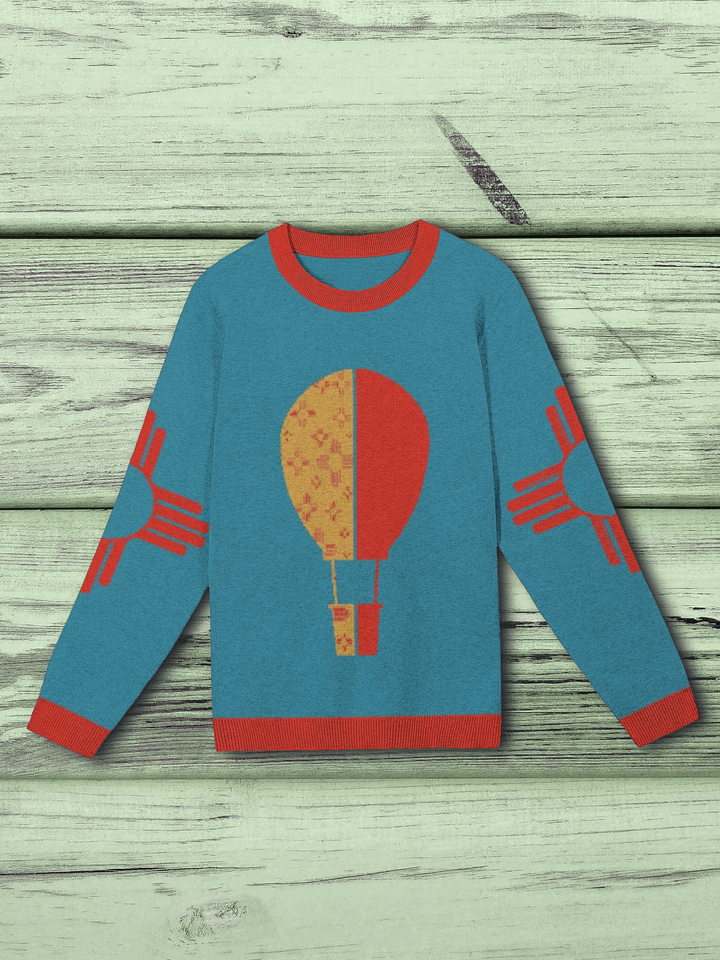 New Mexico Hot Air Balloon Knitted Crewneck product image (1)