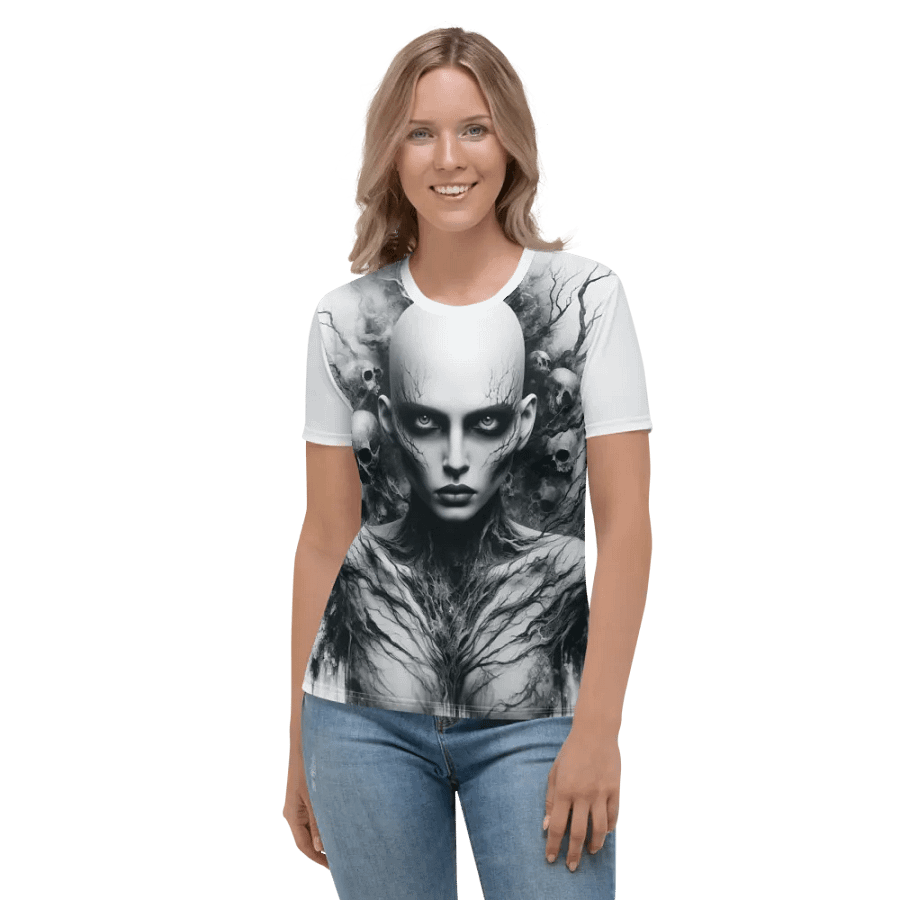 Gothic Branches Bald Head Women's Tee product image (1)