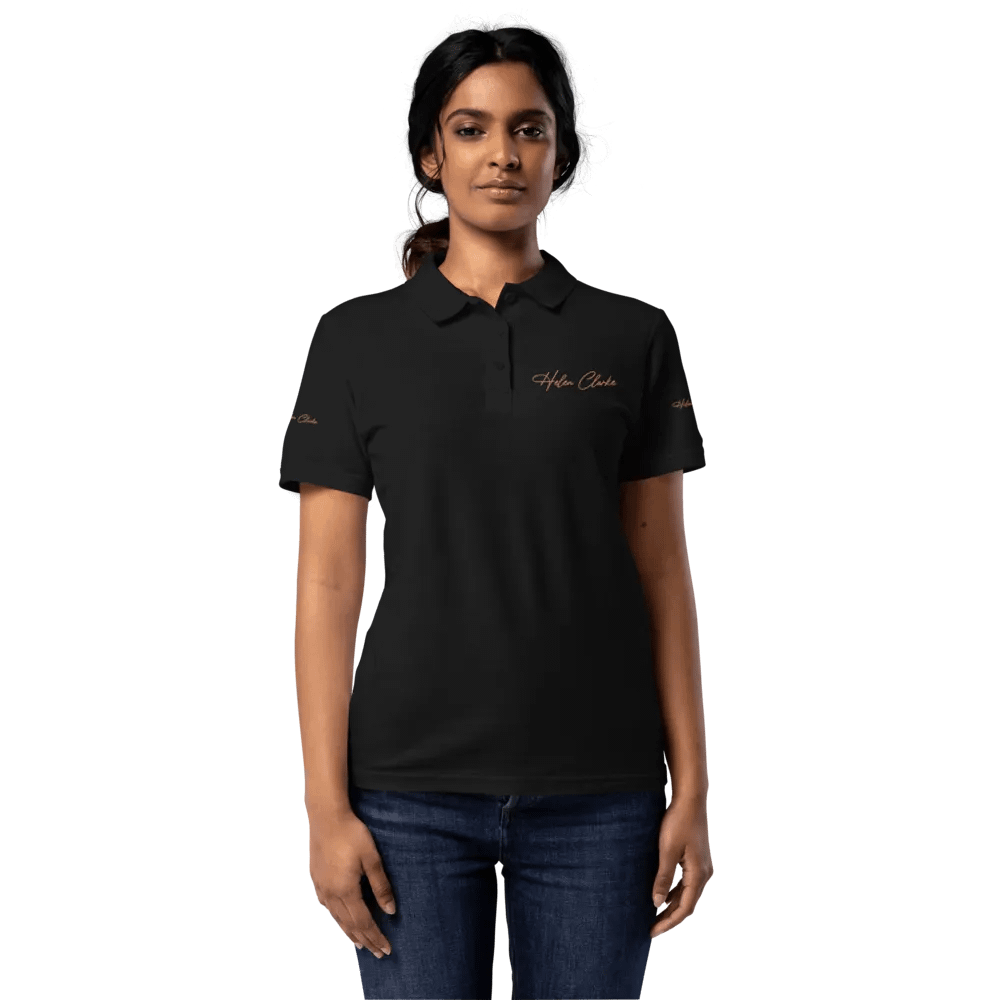 Helen Clarke Women's Gold Polo Shirt product image (1)