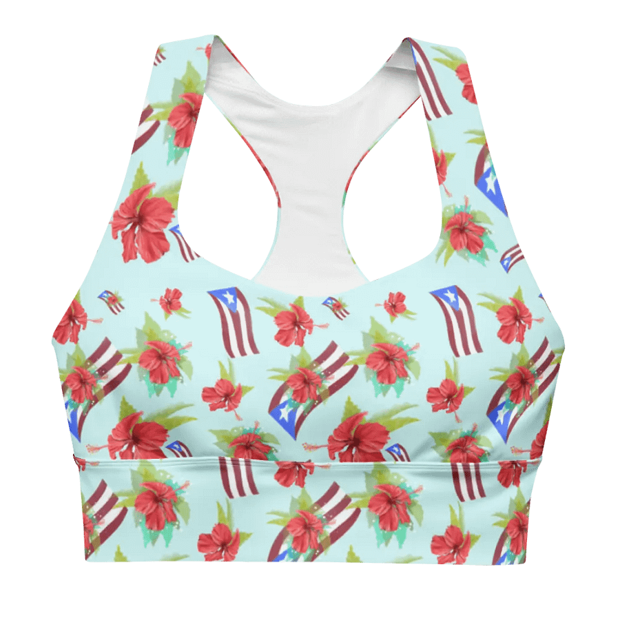 Puerto Rican Pride All-Over Print Sports Bra product image (12)