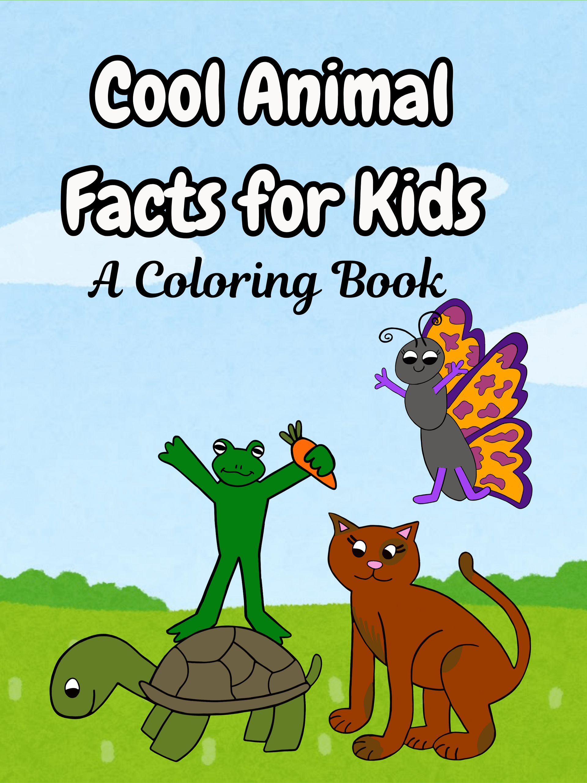 Cool Animal Facts ABCs Coloring Book: Animal Names and Information for Preschoolers and Kindergarten Children product image (1)