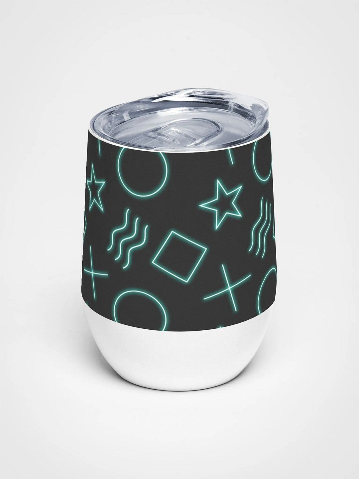 ESP Card Pattern Wine Tumbler—Minty Edition product image (1)
