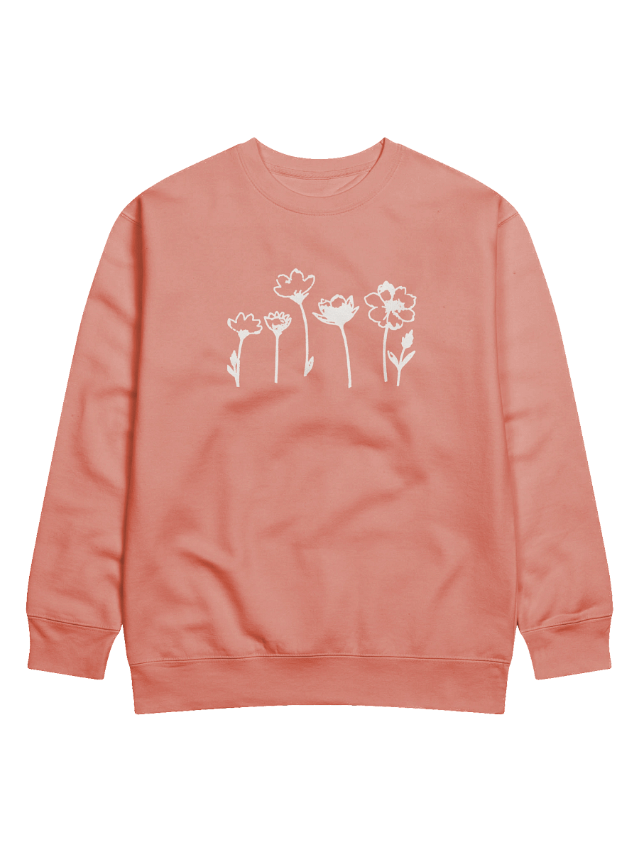 Wildflowers Minimalist Lineart Blossom Breeze Sweatshirt product image (6)