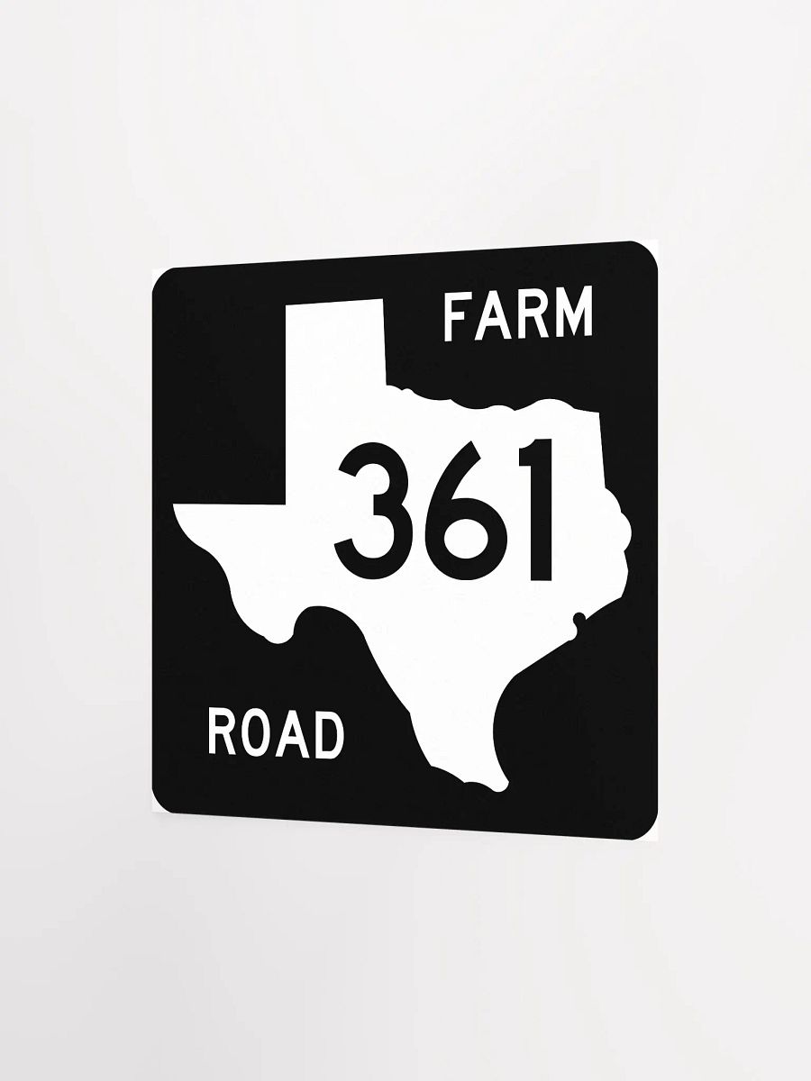 Texas Farm Road Sign FM 361 Poster product image (4)