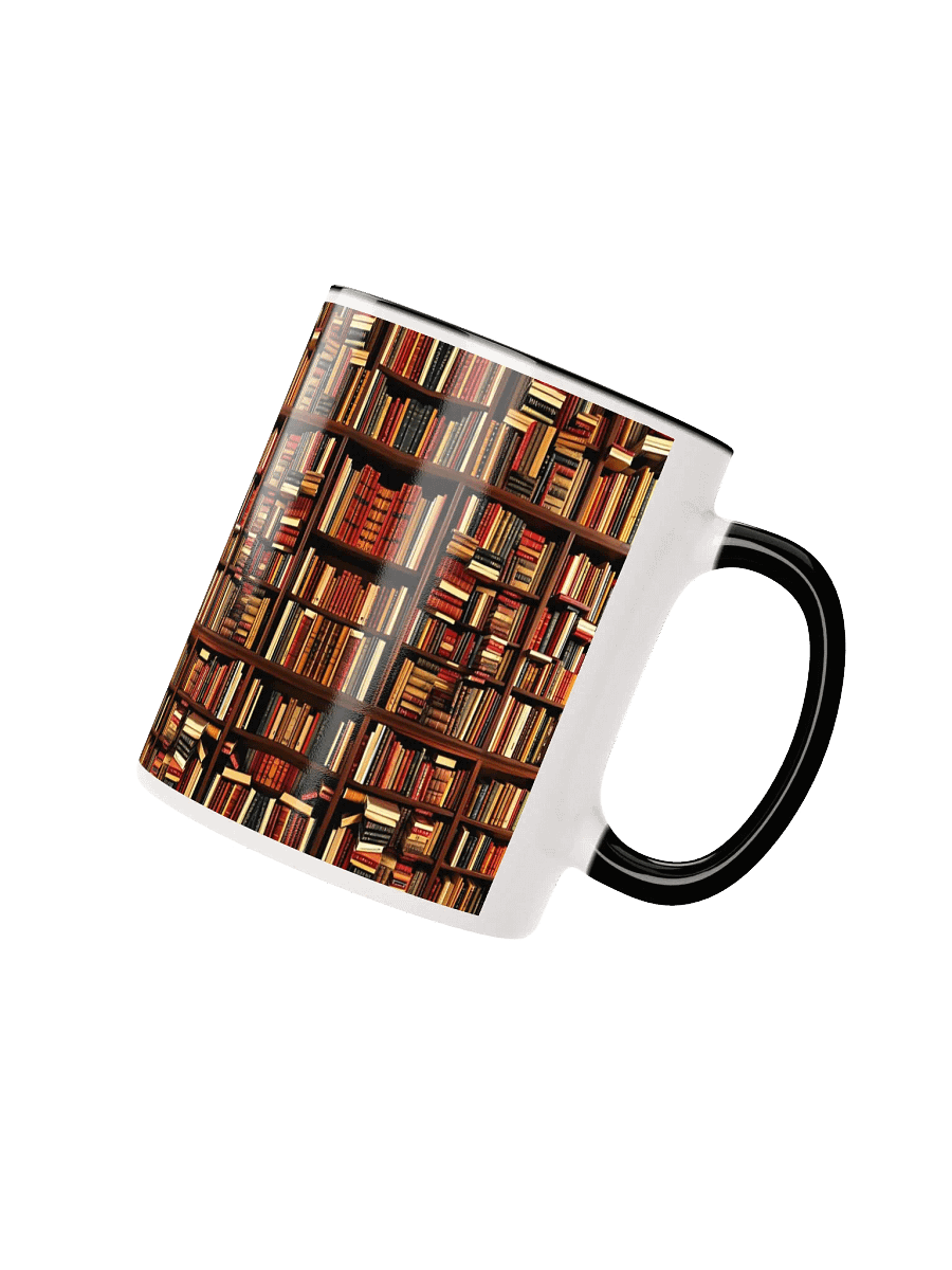 Colorful Bookshelf Ceramic Mug product image (11)