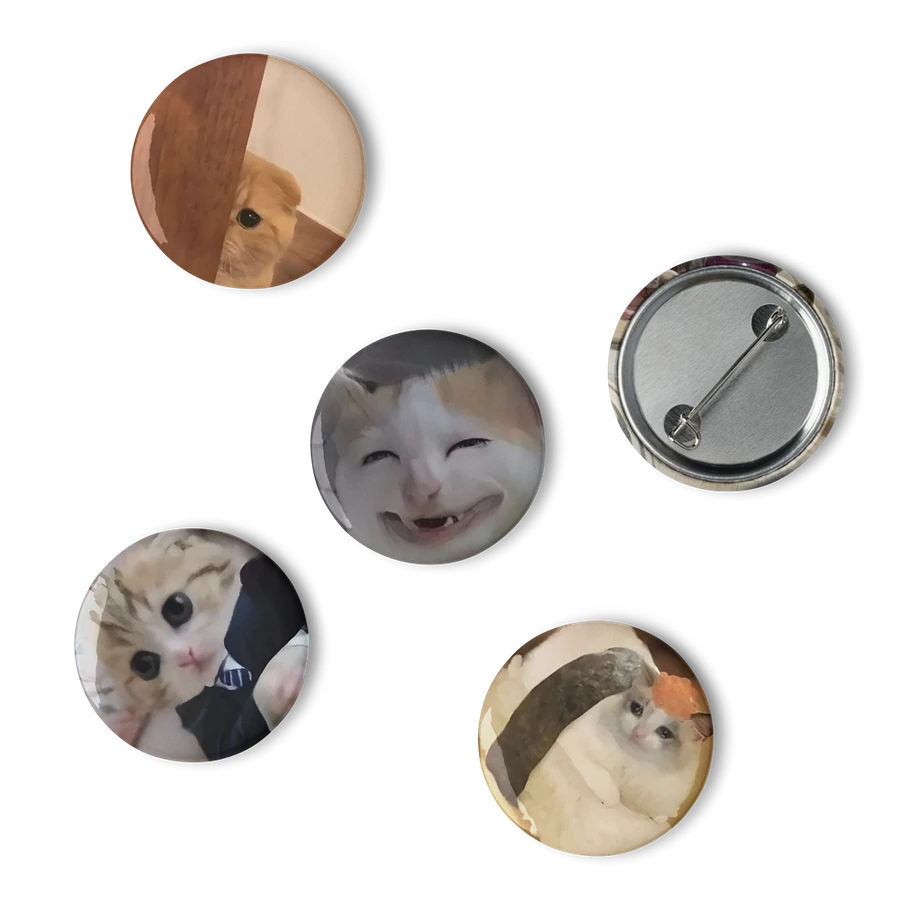 Set of Pin Buttons: Meme Cats 41 product image (6)