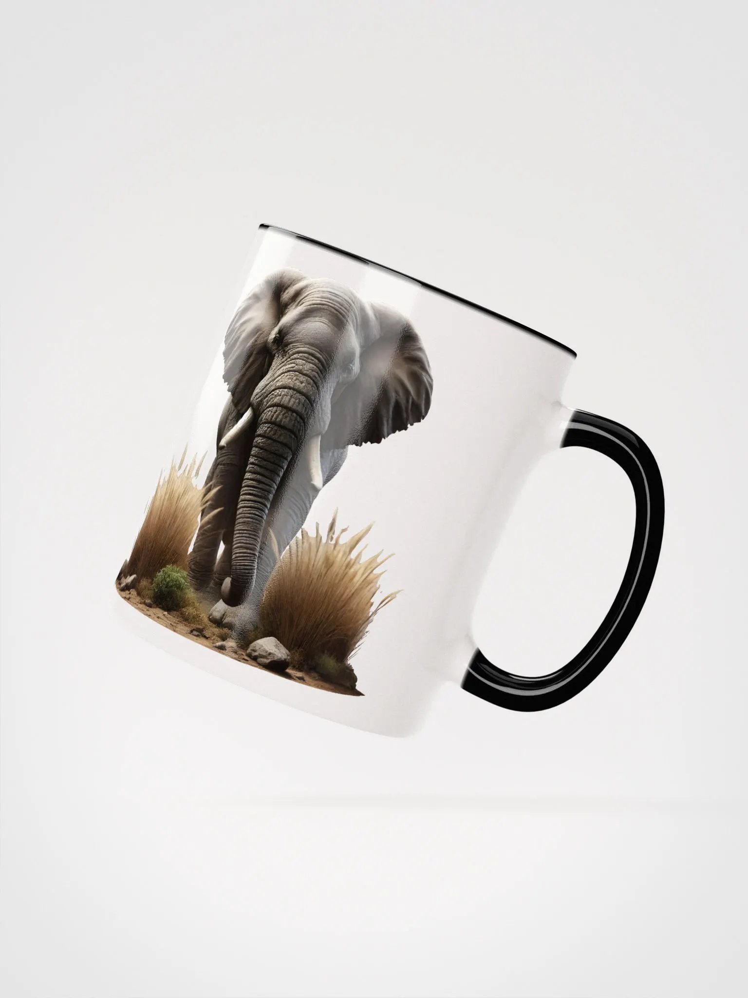 Safari Serenity Elephant Ceramic Mug. product image (3)