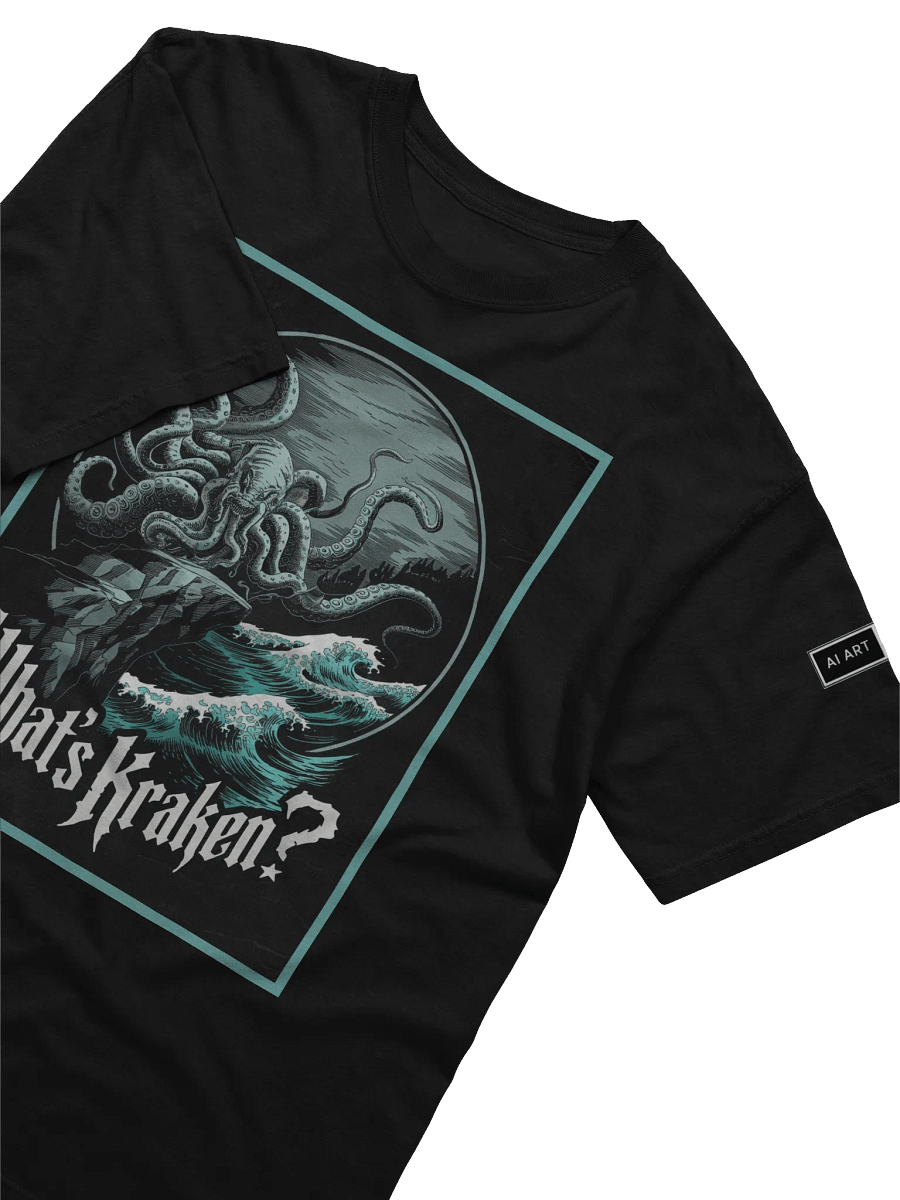 "WHAT'S KRAKEN" 100% cotton T-shirt product image (3)