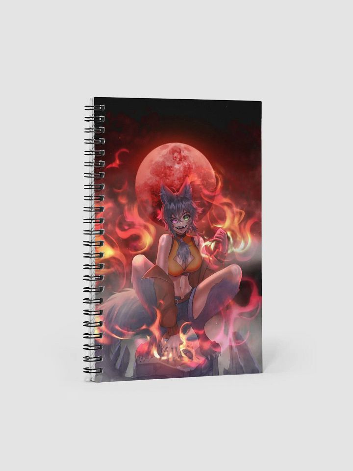 WolfcatRisi Big Bad Wolfcat Spiral-bound Notebook product image (1)