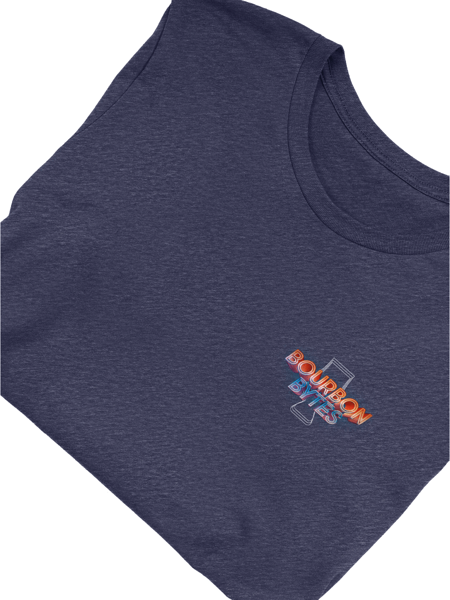 Bourbon Bytes Left Chest Logo Unisex Tee product image (5)