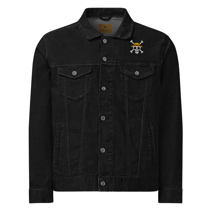Strawhat jolly roger Denim Jacket product image (1)