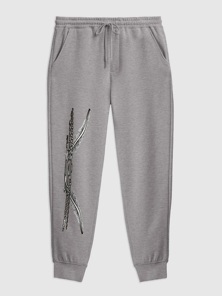 Midweight Fleece Joggers - Black HApex Gear White Logo product image (1)