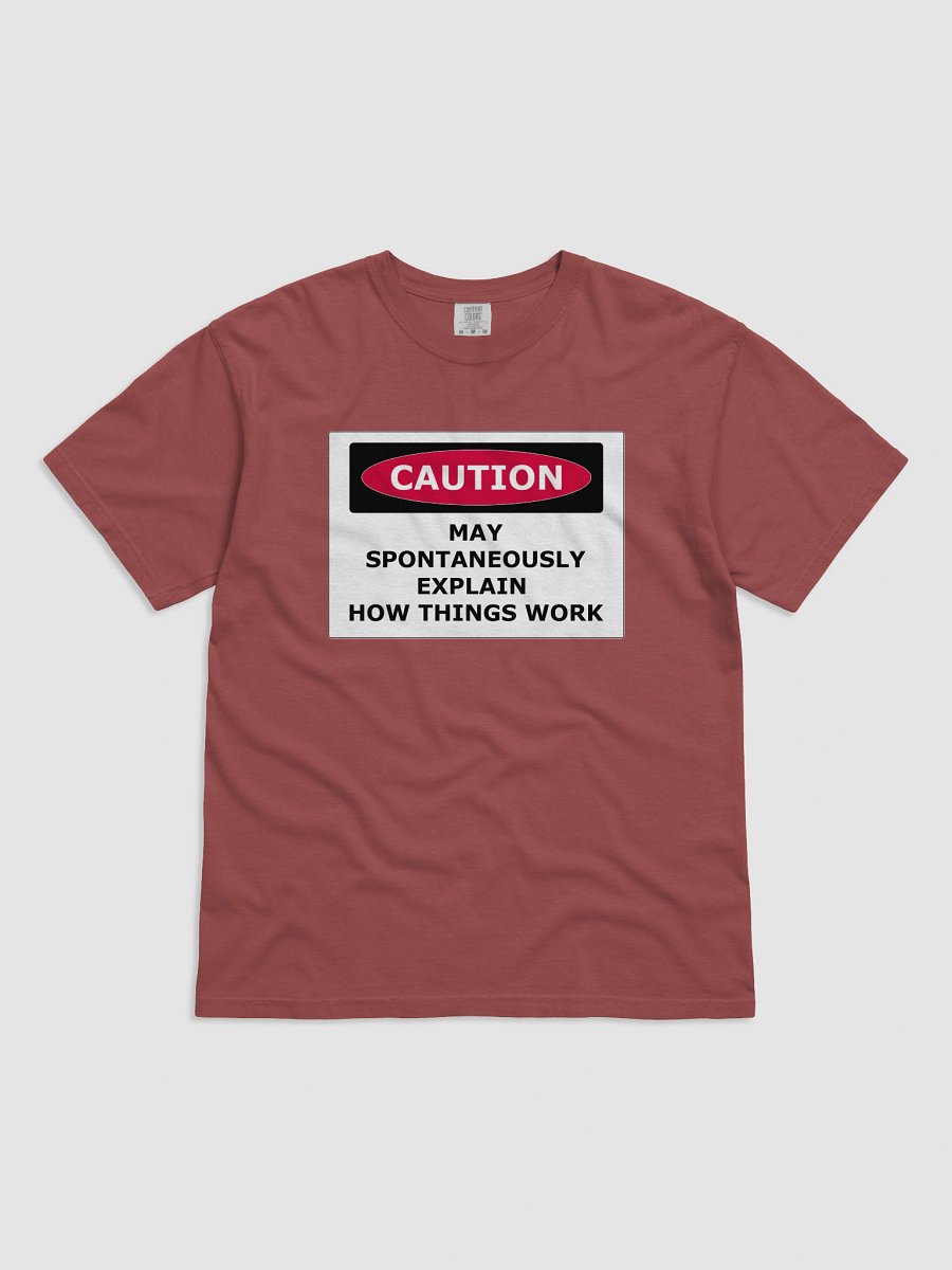 CAUTION spontaneous T-shirt product image (1)