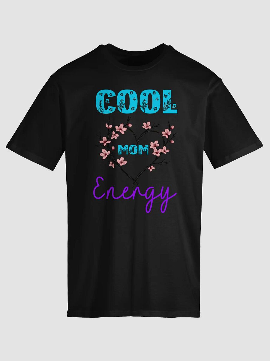 Cool Mom Energy Floral Heart T-Shirt product image (20)