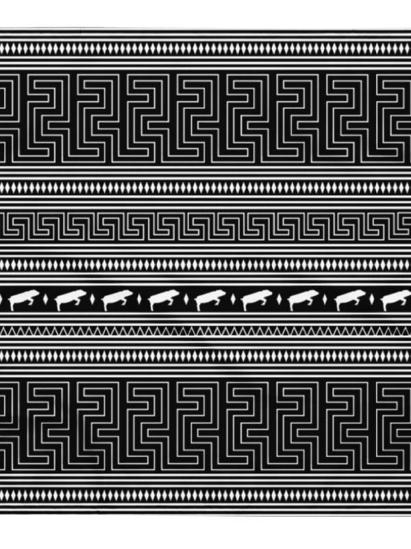 Epicurean Amphora LIGHT (ALL-OVER PRINT BANDANA) product image (2)