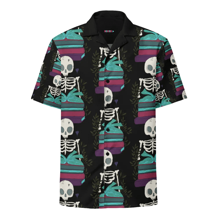 Skelly Book Club Hawaiian Shirt product image (1)