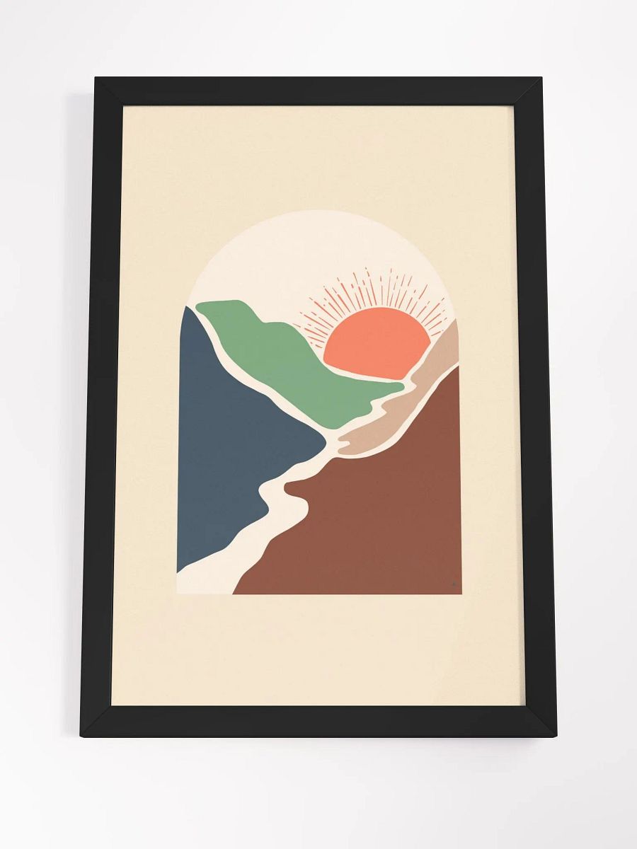 Rising Sun Serenity Framed Poster product image (24)
