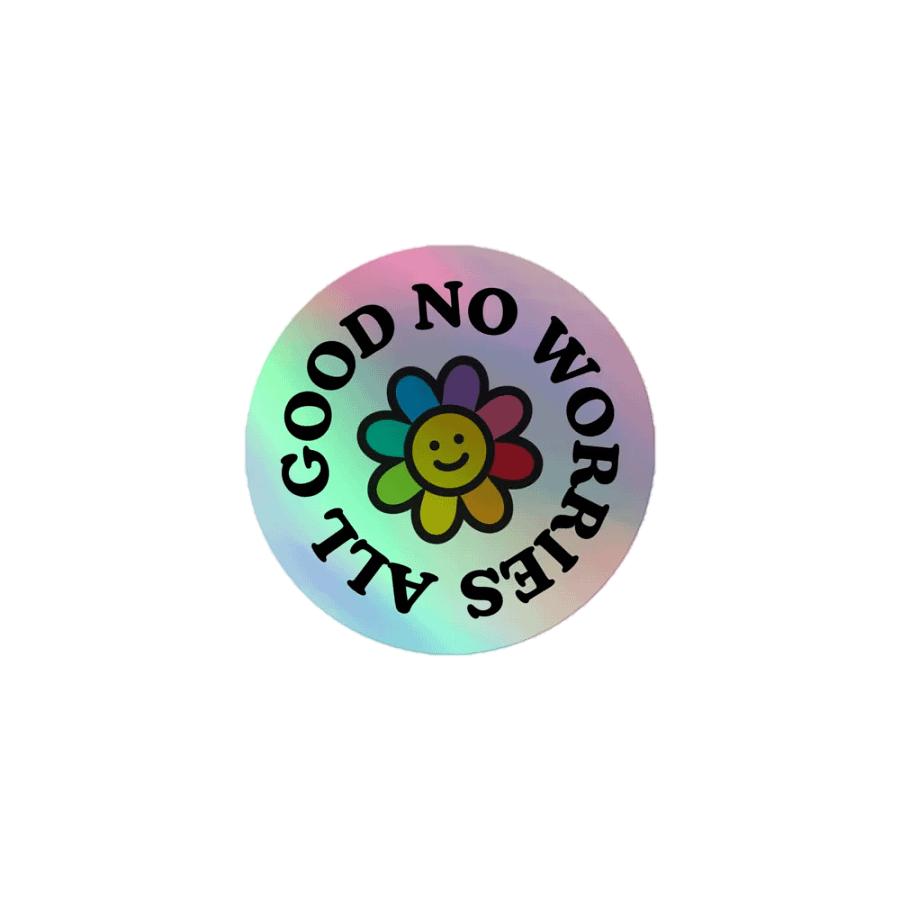 All Good Circle Sticker product image (1)