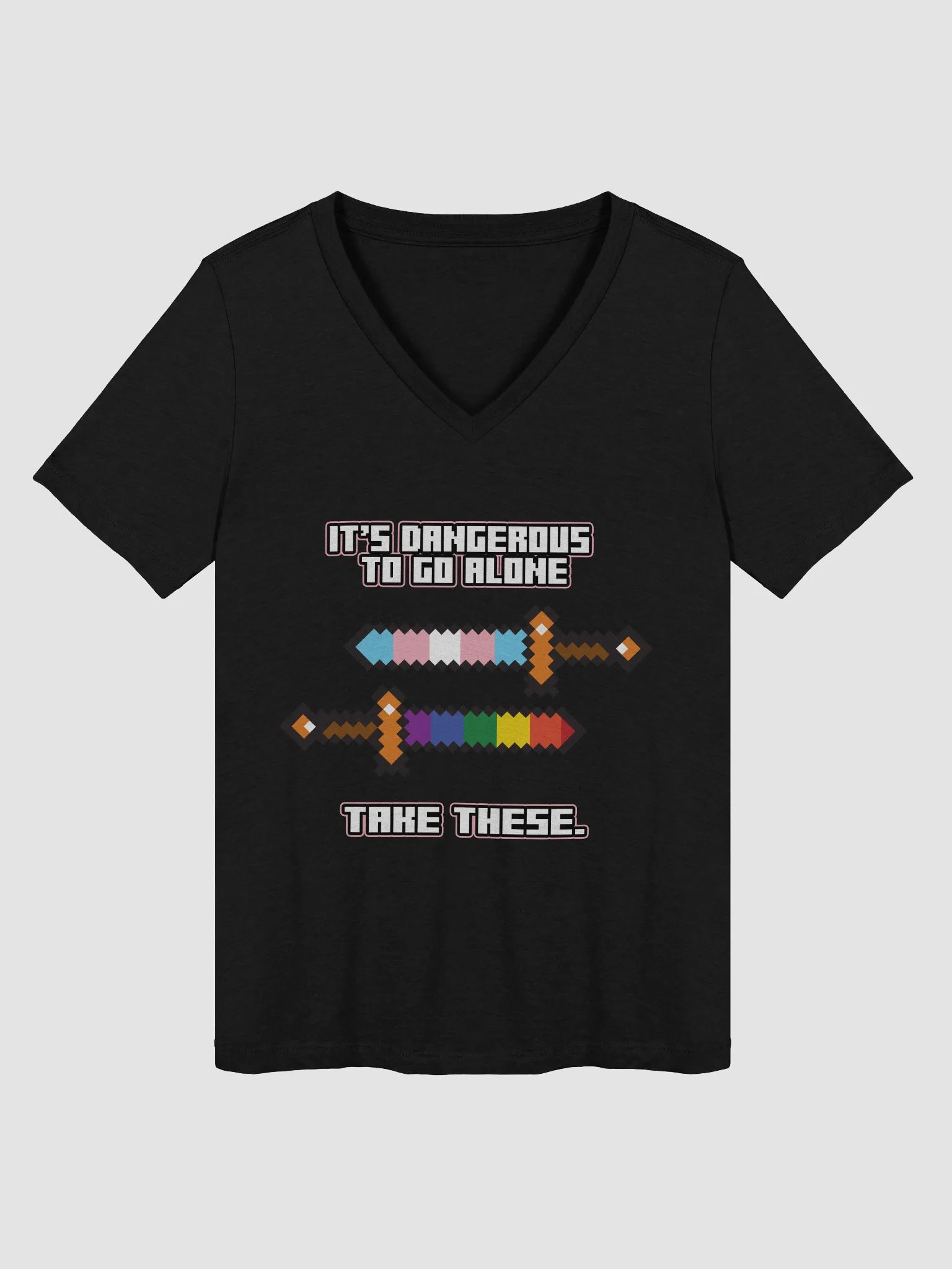 It's Dangerous to Go Alone - V-Neck T-Shirt product image (1)