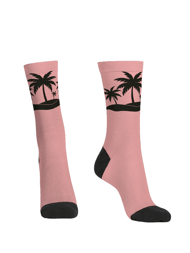 Palm Tree Crew Socks product image (2)