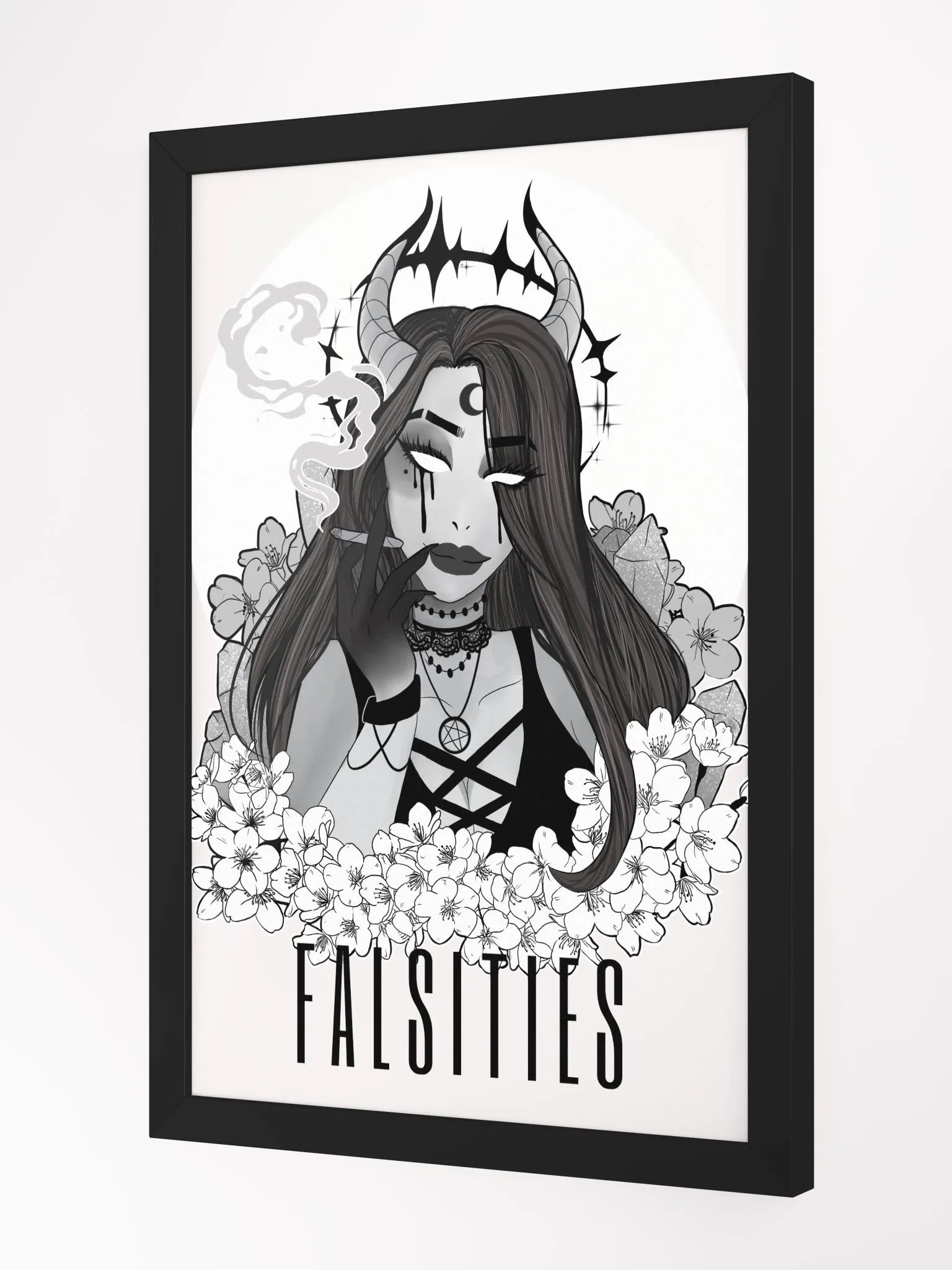 DEMON POSTER (FRAMED) product image (2)