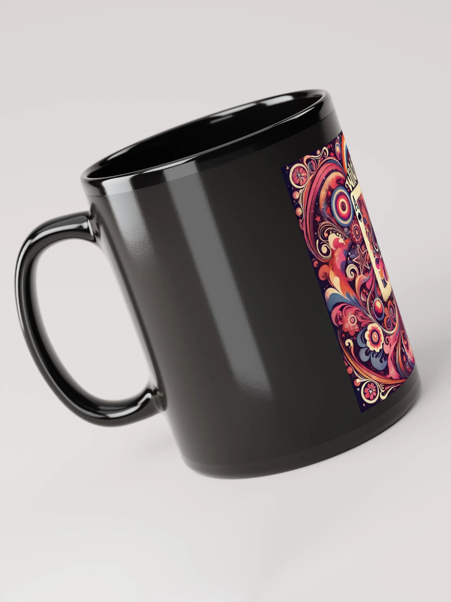 Psychedelic Ace of Spades Design - Wild Card - Official Album Mug product image (6)