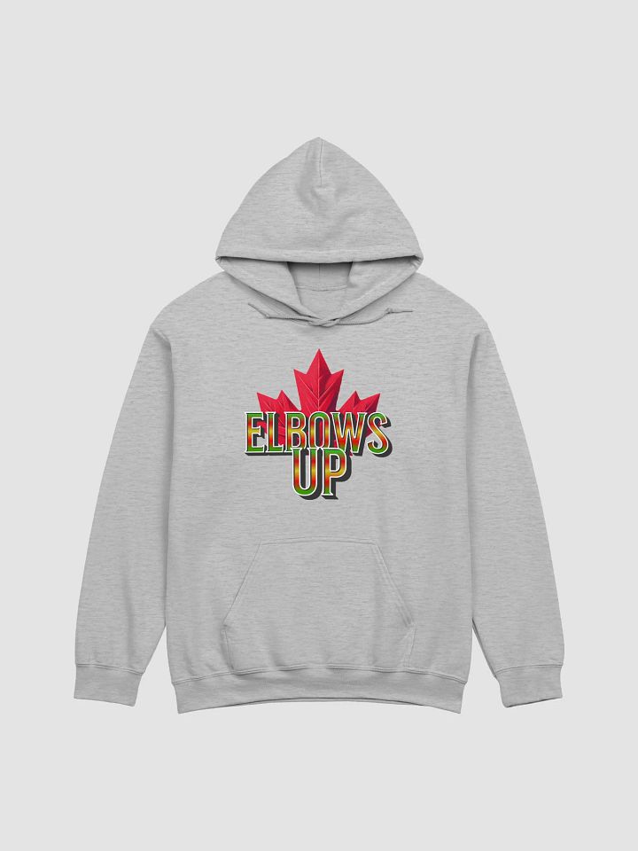 Elbows Up Maple Leaf Gradient Classic Hoodie product image (21)
