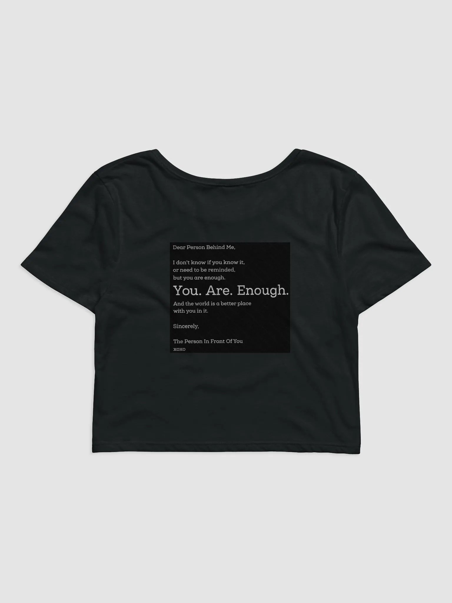 Behind Me Woman's Crop Top product image (2)