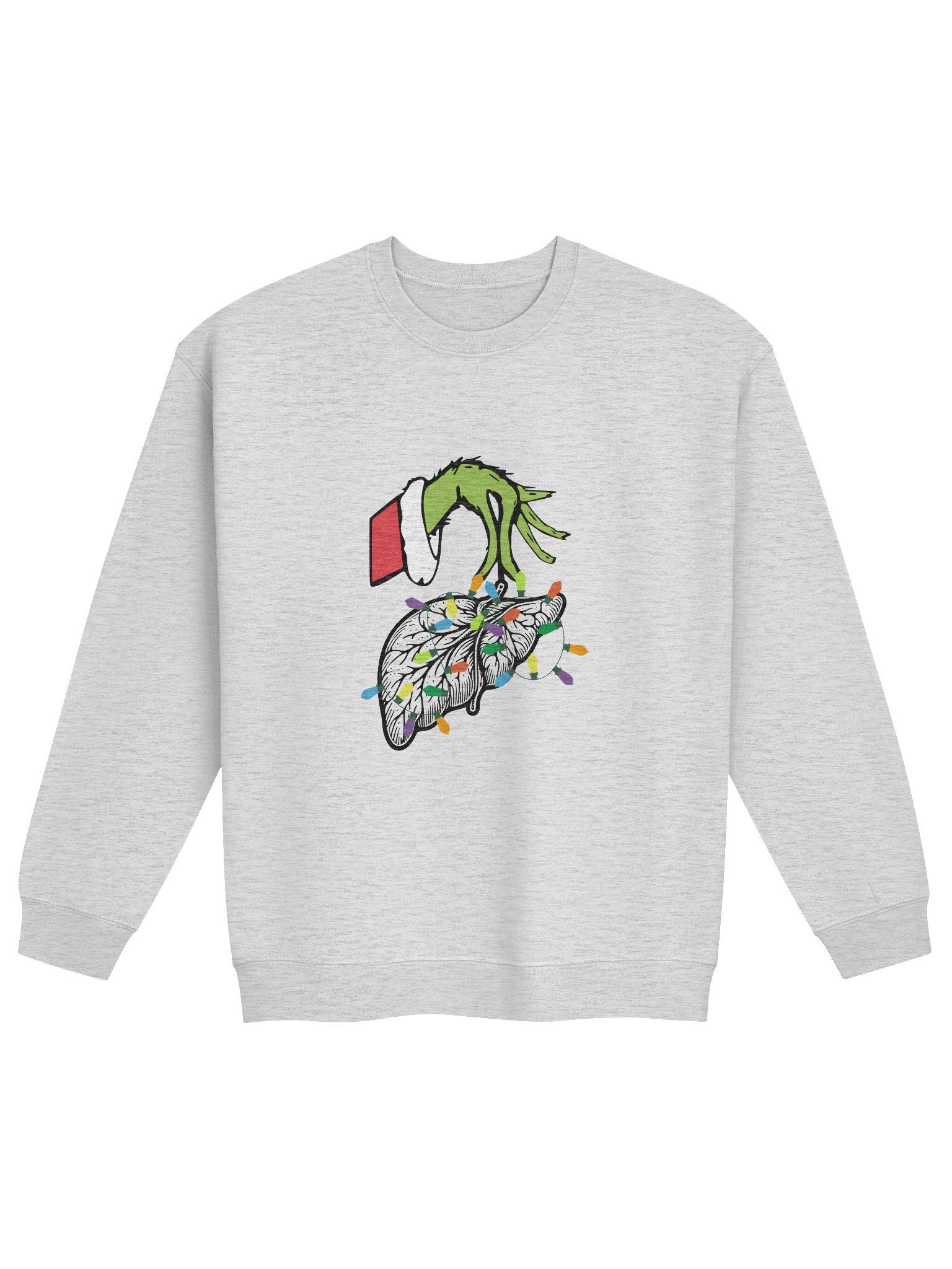 Christmas Grinch Liver Crewneck Sweatshirt product image (21)
