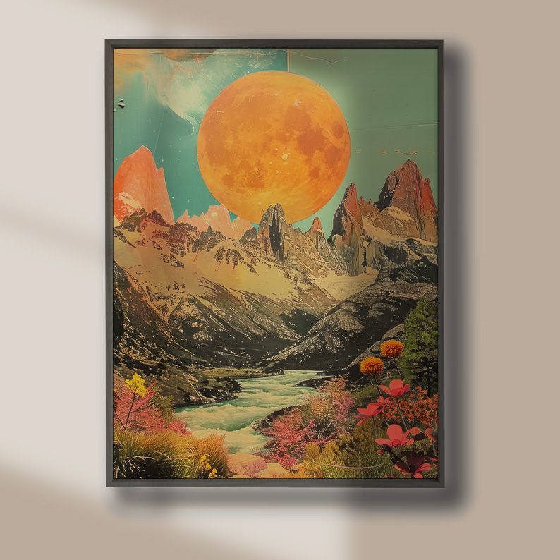 Surreal Cat Collage Gallery Wall Set of 6 Prints - DIGITAL product image (9)