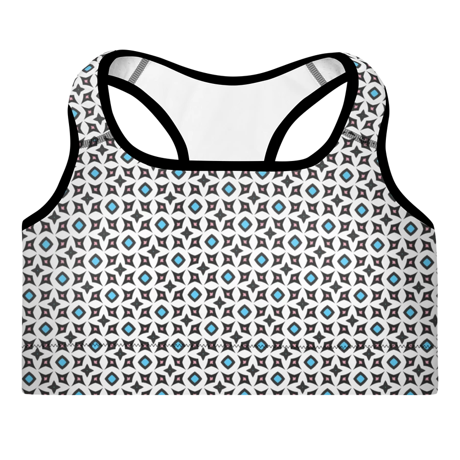 Trans Abstract (3) - Padded Sports Bra product image (3)