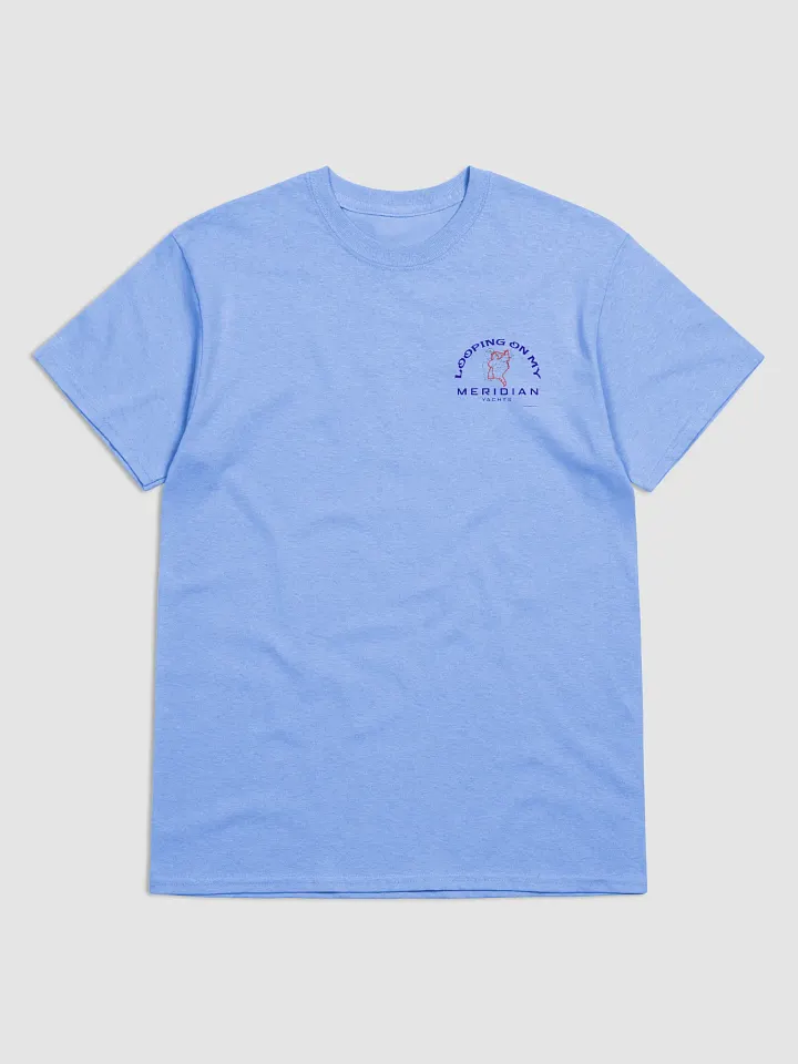 Looping On My Meridian - T-Shirt - Light Shirt w/Blue Logo product image (2)