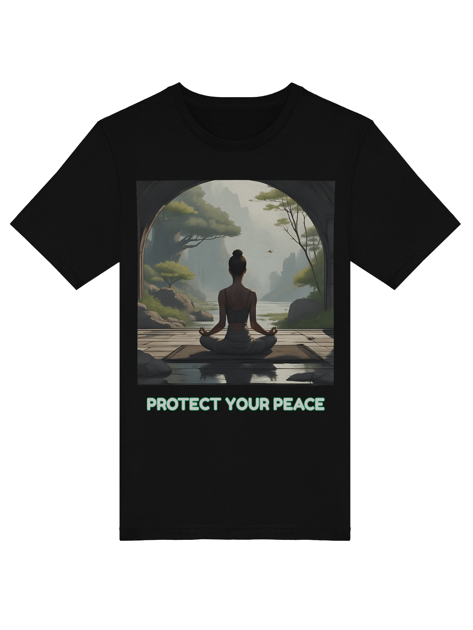 Protect Your Peace – Minimal Mindfulness Tee for Calm & Confidence product image (38)