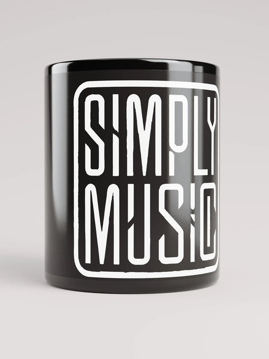 SIMPLY MUSIC Black Glossy Mug product image (9)
