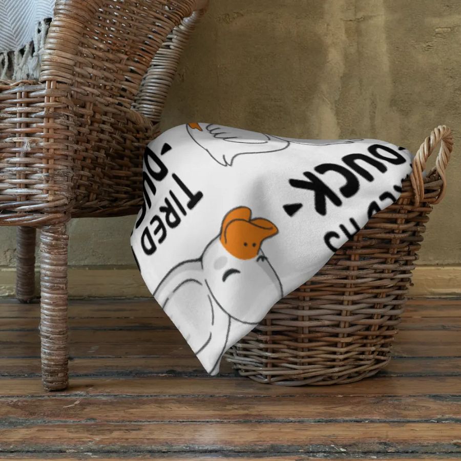 Tired As Duck Blanket product image (10)